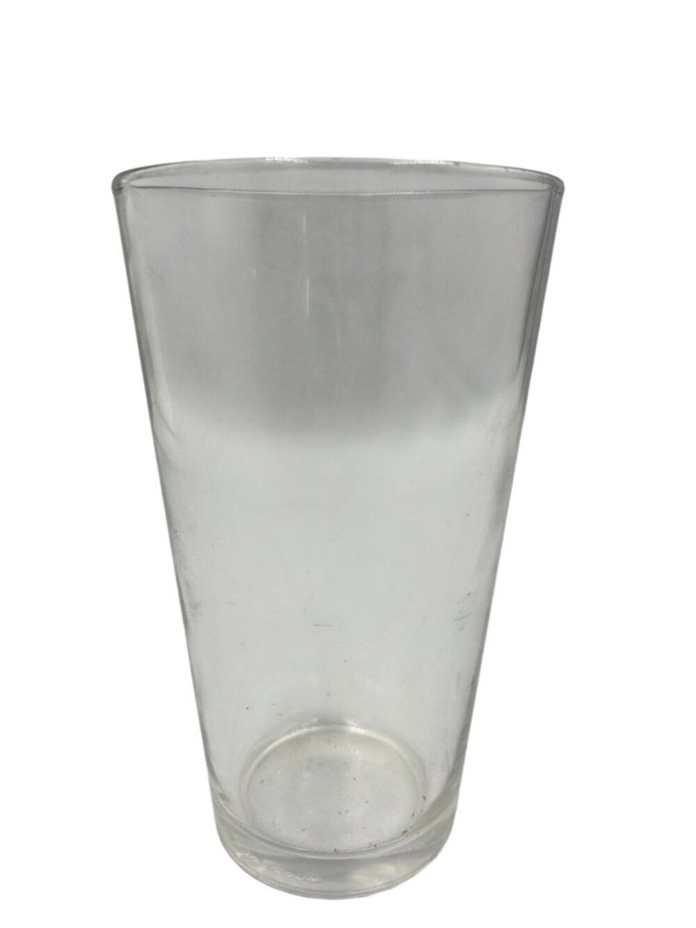 Clear Glass Tumbler Cup Beverage Holder Seamless Design Vintage Look USA Durable